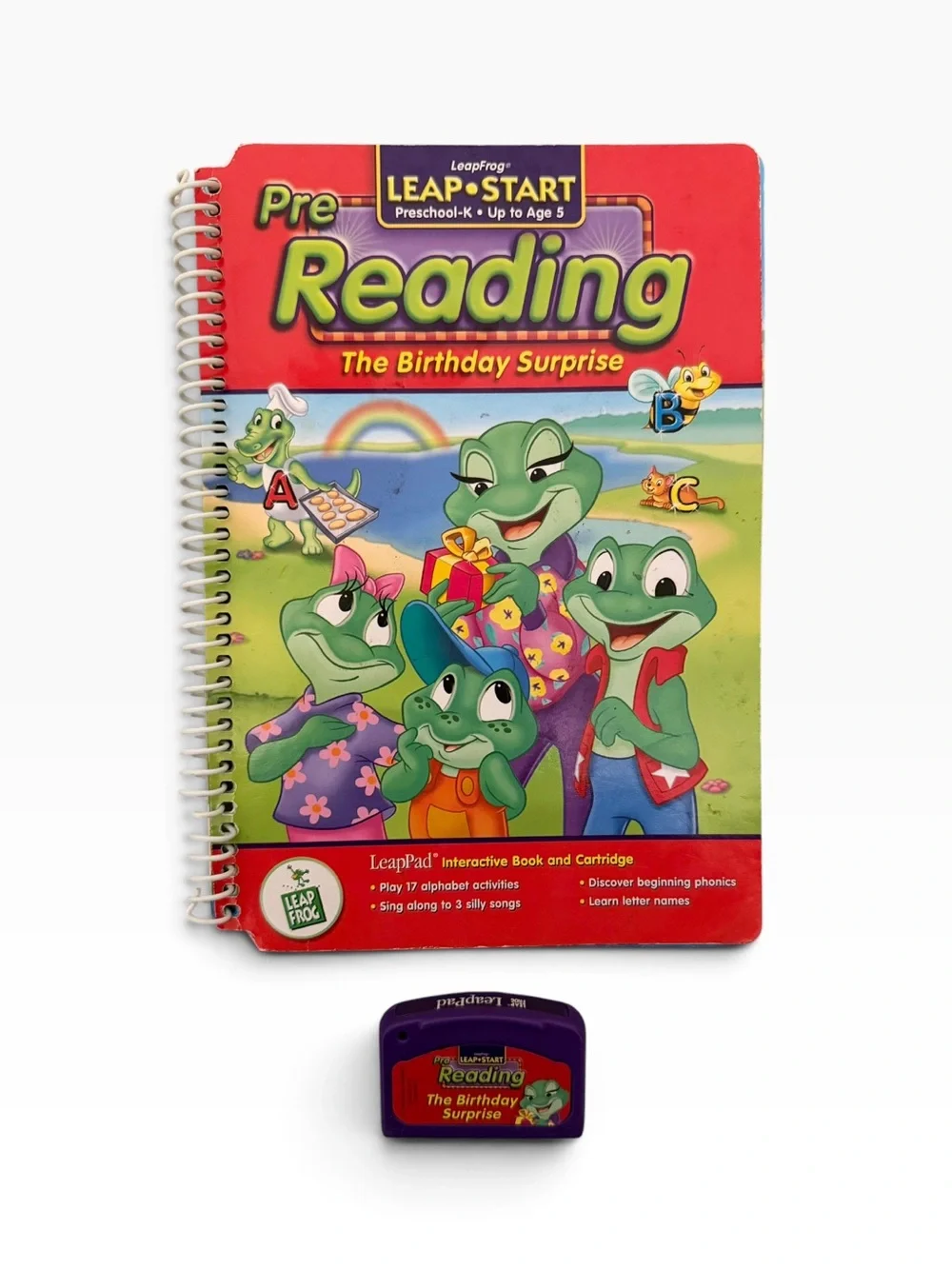 Pre-Reading The Birthday Surprise Preschool-K LeapPad Book & Cartridge Set